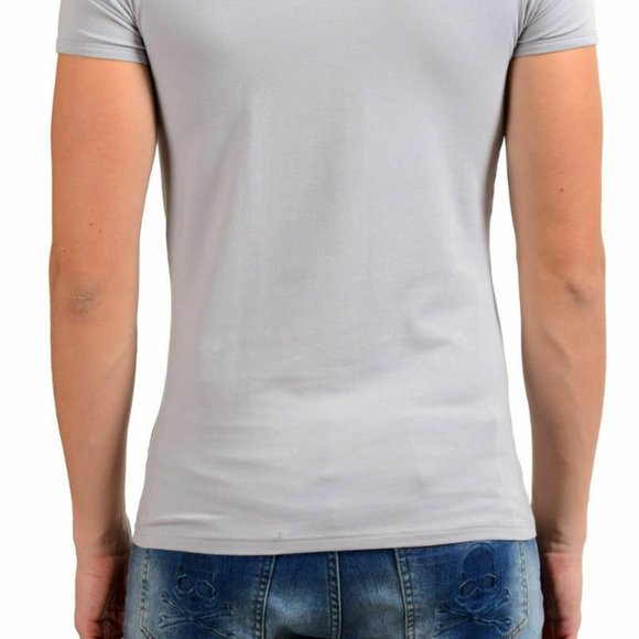 Versace Collection Gray Stretch Crewneck T-Shirt - Picture 6 of 6